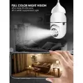 كاميرا مراقبة واي فاي 3 ميجابكسل 1080P ، لمبة إضاءة E27 CCTV LED IR